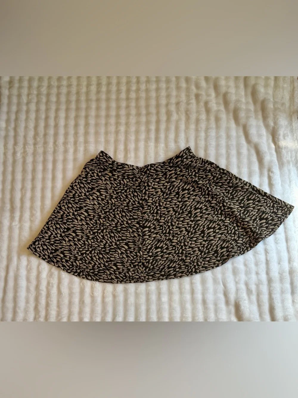 Connection 18 Women’s Black with Tan Pattern Skirt Size Large - Picture 1 of 6